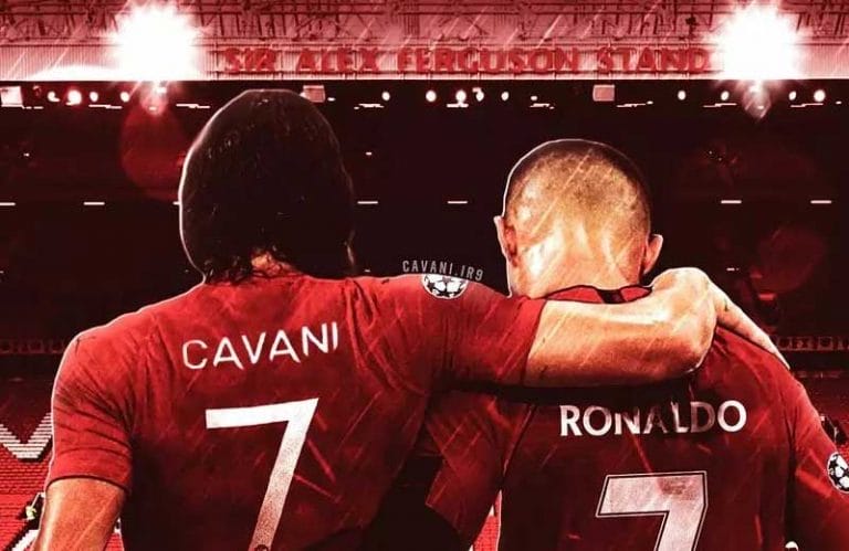 Edinson-Cavani-mahu-bersama-C.Ronaldo-di-United